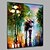 ieftine Top Picturi în Ulei-Pictat manual Peisaj Vertical,Modern Un Panou Canava Hang-pictate pictură în ulei For Pagina de decorare