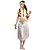 cheap Ethnic &amp; Cultural Costumes-Hawaiian Men&#039;s Women&#039;s Cosplay Costume Party Costume For PVC(PolyVinyl Chloride) Solid Colored Halloween Carnival Dress Headpiece Bra / Bracelet / Necklace / Bracelet / Necklace