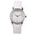 preiswerte Modeuhren-Damen Uhr Modeuhr Quartz Gestepptes PU - Kunstleder Weiß Wasserdicht Analog Charme Glanz Weiß