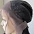 economico Parrucche lace di capelli veri-22inch di Remy dei capelli anteriore del merletto parrucca crespa fuori dal nero (# 1b) lunga parrucca