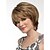 cheap Synthetic Trendy Wigs-Synthetic Wig Wavy Wavy Wig Blonde Short Blonde Synthetic Hair Women&#039;s Blonde