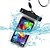 voordelige Mobiele telefoonhoesjes &amp; Screenprotectors-hoesje Voor Universeel S6 edge / S6 Waterbestendig / met venster Buideltas Effen Zacht PC