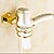 Недорогие Полки для ванной-держатель для фена современный латунный материал полка для ванной новый дизайн настенный золотой 1 шт.