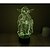 olcso Dísz- és éjszakai világítás-vizuális 3D-s rajzfilm modell hangulat hangulat vezetett dekoráció usb asztali lámpa színes ajándék éjszakai fény