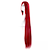 halpa Räätälöidyt peruukit-Cosplay-peruukit Synteettiset peruukit Pilailuperuukit Suora Suora Peruukki Hyvin pitkä Punainen Synteettiset hiukset Naisten Punainen