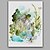 abordables Peintures à l&#039;Huile-Peinture à l&#039;huile Hang-peint Peint à la main - Abstrait Style Avec Cadre / Toile tendue