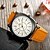 cheap Watches-Fashion Business Stainless Steel Leather Men‘s Watch Wrist Watch Cool Watch Unique Watch
