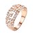 cheap Rings-Women&#039;s Statement Ring Crystal Golden / Silver 18K Gold Plated / Imitation Diamond / Alloy Ladies / Luxury / Fashion Wedding / Party Costume Jewelry