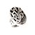 cheap Rings-Women&#039;s Fashion Exaggerated Personality Style Alloy Diamond Musical Note Ring