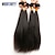 billige Naturligt farvede weaves-4 pakker Brasiliansk hår Lige Jomfruhår Menneskehår, Bølget 8-22 inch Menneskehår Vævninger 8a Menneskehår Extensions / 10A / Ret