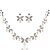 preiswerte Halsketten-Halsketten Damen Künstliche Perle Diamantimitate Grundlegend Silber Modische Halsketten Schmuck für Party Hochzeit Geburtstag Verlobung Geometrische Form