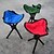 cheap Camping Furniture-AOTU Stools Camping Chair Outdoor Ultra Light (UL) Collapsible for 1 person Hiking Beach Camping Red Green Blue