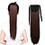 cheap Hair Pieces-factory wholeslaes synthetic 22 inch long straight ribbon ponytail hairpiece medium brown color hair