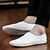 cheap Men&#039;s Slip-ons &amp; Loafers-Men&#039;s Shoes Leather Leatherette Winter Spring Summer Fall Comfort Gore for Casual White Brown Green