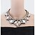 cheap Necklaces-Women&#039;s Crystal Geometrical Statement Necklace Rhinestone Luxury Rainbow Necklace Jewelry For Party