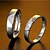 cheap Rings-Couple&#039;s Couple Rings wrap ring 2pcs Silver Sterling Silver Ladies Fashion Wedding Party Jewelry Friendship / Zircon