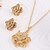 cheap Jewelry Sets-Women&#039;s Jewelry Set Gemstone &amp; Crystal Cubic Zirconia Imitation Diamond Rose Gold Plated Alloy Roses Flower Floral Luxury Flower Style