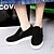 cheap Women&#039;s Slip-Ons &amp; Loafers-Women&#039;s Shoes Leatherette Wedge Heel Wedges / Heels / Round Toe Loafers Outdoor / Office &amp; Career / Casual Black