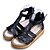 cheap Women&#039;s Sandals-Women&#039;s Shoes Leather Spring Summer Fall Comfort Slingback Flat Heel Buckle For Casual Dress White Black Silver