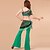 cheap Belly Dancewear-Belly Dance Outfits Women&#039;s Performance Milk Fiber Draping Top Pants Hip Scarf