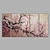 olcso Népszerű művészek olajfestményei-Kézzel festett Virágos / Botanikus Vízszintes,Rusztikus Öt elem Vászon Hang festett olajfestmény For lakberendezési