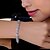 preiswerte Armband-Damen Kubikzirkonia winziger Diamant Bettelarmband Armreife Tennisarmband damas Luxus Brautkleidung Fest / Feiertage Alltäglich Sterlingsilber Armband Schmuck Silber Für Weihnachts Geschenke Hochzeit