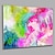 olcso Népszerű művészek olajfestményei-Kézzel festett AbsztraktMediterrán Egy elem Vászon Hang festett olajfestmény For lakberendezési