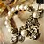 cheap Bracelets-Fashion Jewelry Retro Pearl Multielement Bracelet