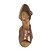 cheap Latin Shoes-Women&#039;s Dance Shoes Latin Shoes Heel Customized Heel Customizable Bronze