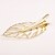 cheap Hair Jewelry-Women Fashion Casual Sweet Metal Leaf Temperament Hairpin Hair Accessories 1pc