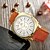 cheap Watches-Fashion Business Stainless Steel Leather Men‘s Watch Wrist Watch Cool Watch Unique Watch