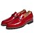 abordables Zapatos Oxford de hombre-Hombre Zapatos formales Zapatos De Vestir Zapatos Confort Primavera / Otoño Boda Casual Oficina y carrera Oxfords Cuero Sintético Antideslizante Negro / Rojo / Azul / Remache