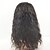 ieftine Peruci din păr uman-22inch indian Remy de păr fata Lace Peruca Kinky Curl Off negru (# 1b) lung Peruca