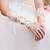 cheap Party Gloves-Elbow Length Fingerless Rhinestone Gloves Lace Wedding Gloves