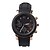 voordelige Trendy Horloge-Heren Polshorloge Kwarts Silicone Zwart 30 m Waterbestendig Analoog Zwart