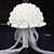 Χαμηλού Κόστους Λουλούδια Γάμου-Λουλούδια Γάμου Μπουκέτα Γάμου / Πάρτι / Βράδυ Ελαστικό Σατέν / Στρας / Σατέν 15,75 &quot; (περίπου40εκ)