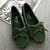 olcso Női topánkák és bebújós cipők-Női Cipő Bőrutánzat Tavasz Nyár Ősz Kényelmes Lapos Csokor Rojt mert Szabadtéri Fukszia Barna Zöld Kék Burgundi vörös