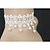 abordables Collier-Collier Choker / Ras de Cou Collier Pendentif Bijoux gothique Femme Perle Dentelle Argent dames Mode Blanche Colliers Tendance Bijoux pour Mariage Soirée Quotidien Décontracté / Collier de perles