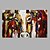 voordelige Topkunstenaars olieverfschilderijen-Handgeschilderde DierenModern Eén paneel Canvas Hang-geschilderd olieverfschilderij For Huisdecoratie