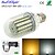 olcso Izzók-YouOKLight 6 W LED kukorica izzók 450-500 lm E26 / E27 T 90 LED gyöngyök SMD 3528 Dekoratív Meleg fehér Hideg fehér 12 V / 1 db. / RoHs