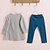 cheap Sets-Girls&#039; 3D Clothing Set Long Sleeve Spring Fall Dot Rayon Toddler Daily