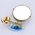 voordelige Badkamer hardware-badkamer make-up spiegel neoklassieke messing wandmontage golden shower accessoire 1 st