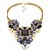 cheap Necklaces-Women&#039;s Crystal Pendant Necklace Statement Necklace Emerald Cut faceter Ladies Synthetic Gemstones Resin Gold Plated Black Purple Pink Necklace Jewelry For Party