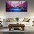 cheap Top Artists&#039; Oil paitings-Ready to Hang Stretched Hand-painted Oil Painting 48&quot;x24&quot; Three Panels Canvas Wall Art Pink Blossom Flowers Blue