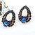 cheap Earrings-Drop Earrings Dangle Earrings For Women&#039;s Sapphire Crystal Wedding Masquerade Engagement Party Synthetic Gemstones Cubic Zirconia Imitation Diamond Pear Cut Drop Silver