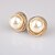 ieftine Cercei la Modă-Cercei Stud La modă Perle Imitație de Perle Aliaj Auriu Argintiu Bijuterii Pentru 2pcs
