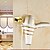 abordables Estantes para baño-soporte para secador de pelo material de latón contemporáneo estante de baño nuevo diseño montado en la pared dorado 1 pieza