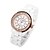 baratos Relógios da Moda-SINOBI Mulheres Relógios Femininos com Cristais Relógio de diamante Quartzo Branco 30 m Impermeável Analógico senhoras Elegante Fashion - Branco