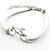 cheap Religious Jewelry-Women&#039;s Leather Bracelet Bike Love Ladies Silver Plated Bracelet Jewelry White / Black / Green For Christmas Gifts Party Casual Daily