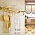 cheap Towel Bar-Bathroom Shelf Contemporary Brass 1 pc - Hotel bath Double